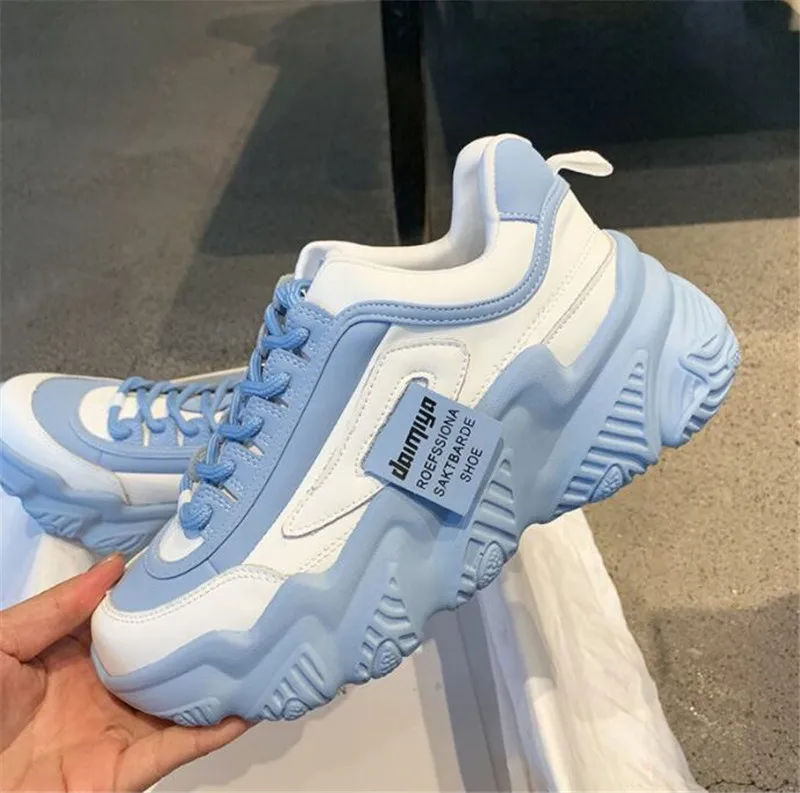 2021 New Spring Women Platform Fashion Sneakers Shoes Women Leather Thick-soled Casual Sports Running Shoes Zapatos De Mujer
2021 New Spring Women Platform Fashion Sneakers Shoes Women Leather Thick-soled Casual Sports Running Shoes Zapatos De Mujer