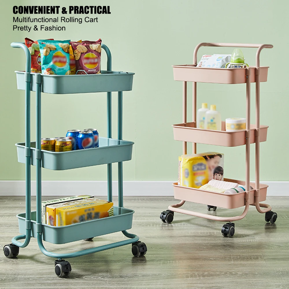 Steel Pipe Storage Cart Metal Kitchen 3 Tier Trolley Rolling Utility Cart Home Storage Shelf Wheels Organizer Rack for Bathroom
Steel Pipe Storage Cart Metal Kitchen 3 Tier Trolley Rolling Utility Cart Home Storage Shelf Wheels Organizer Rack for Bathroom