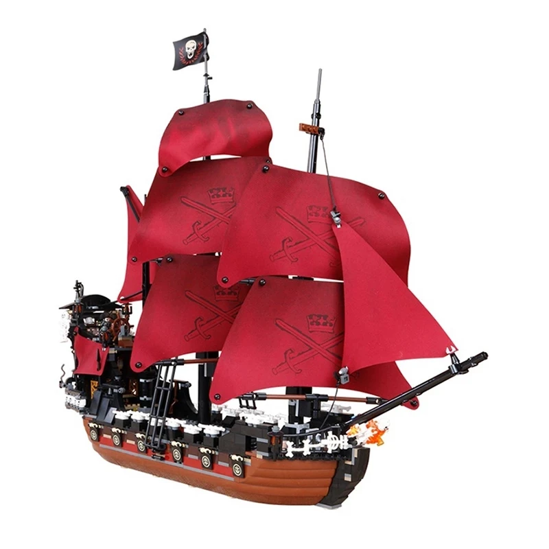 Caribbean Pirate Ships Building Blocks the Black Pearl Bricks Set Queen Anne's Revenge Ship Models Children Toys Kids Gifts
Caribbean Pirate Ships Building Blocks the Black Pearl Bricks Set Queen Anne's Revenge Ship Models Children Toys Kids Gifts