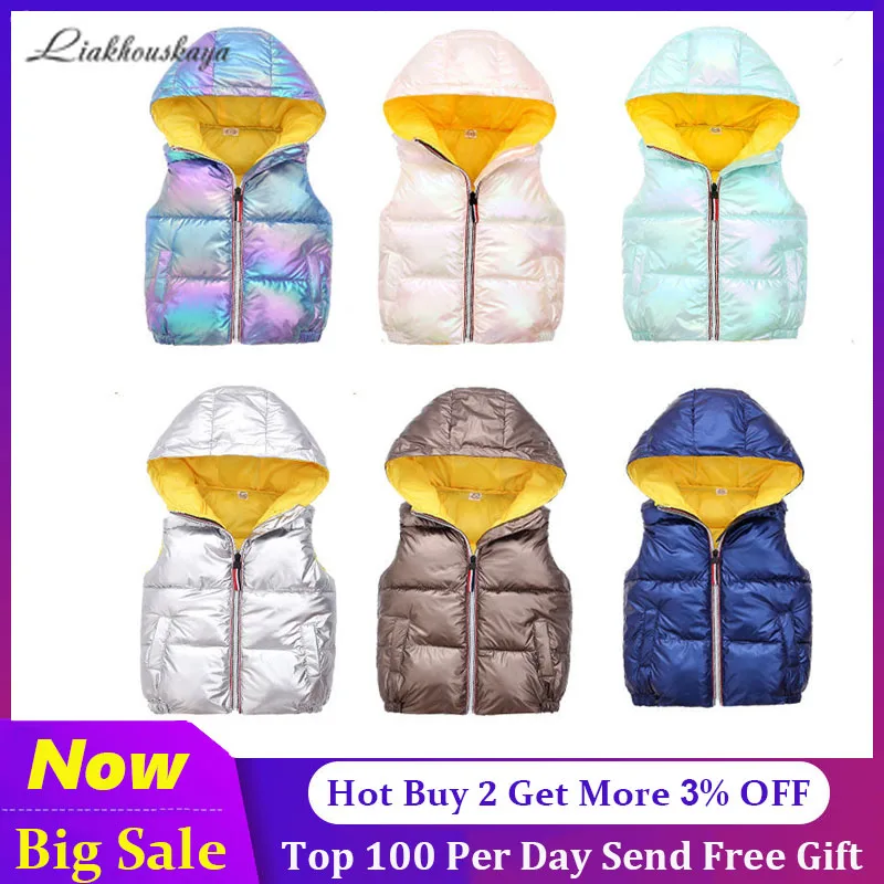 Newest Waistcoat Kids Vests For Girls Children Outerwear Winter Coats Kids Clothes Warm Hooded Cotton Baby Sleeveless Jacket
Newest Waistcoat Kids Vests For Girls Children Outerwear Winter Coats Kids Clothes Warm Hooded Cotton Baby Sleeveless Jacket