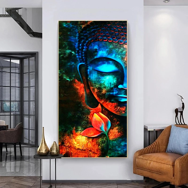 Head Portrait of Buddha Canvas Painting Abstract Posters and Prints Wall Art Picture for Living Room Porch Decor Home Decoration
Head Portrait of Buddha Canvas Painting Abstract Posters and Prints Wall Art Picture for Living Room Porch Decor Home Decoration