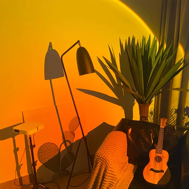 Sunset Projector LED Night Light Sunset Light Background Home Decoration LED RGB Rainbow Atmosphere LED Light Bedroom Decoration
Sunset Projector LED Night Light Sunset Light Background Home Decoration LED RGB Rainbow Atmosphere LED Light Bedroom Decoration