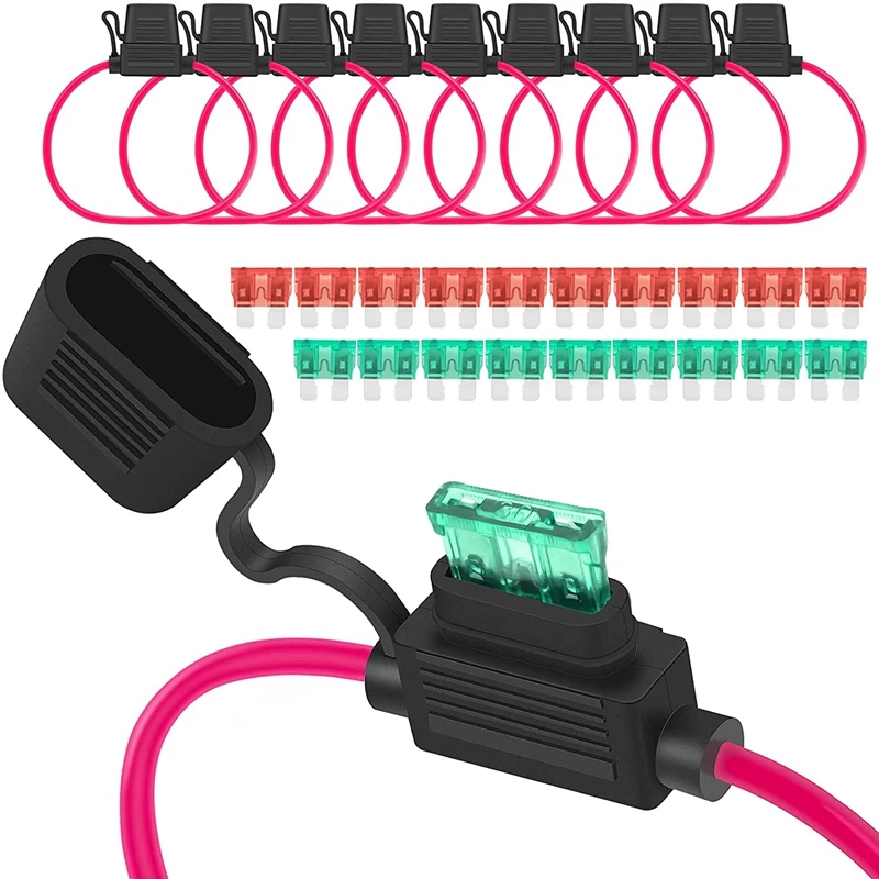 Встроенный держатель предохранителя 12 В, 12 Калибр с ATO/ATC 30 Ампер 40 ампер стандартный предохранитель для морского автомобиля-10 шт.
Встроенный держатель предохранителя 12 В, 12 Калибр с ATO/ATC 30 Ампер 40 ампер стандартный предохранитель для морского автомобиля-10 шт.