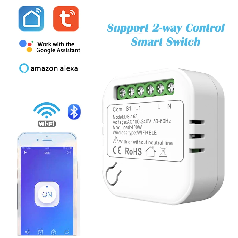 Bluetooth, Wi-Fi, DIY умный переключатель двухстороннее Управление светильник переключатель таймера для Tuya приложения Smartlife совместим с Alexa Google Home
Bluetooth, Wi-Fi, DIY умный переключатель двухстороннее Управление светильник переключатель таймера для Tuya приложения Smartlife совместим с Alexa Google Home