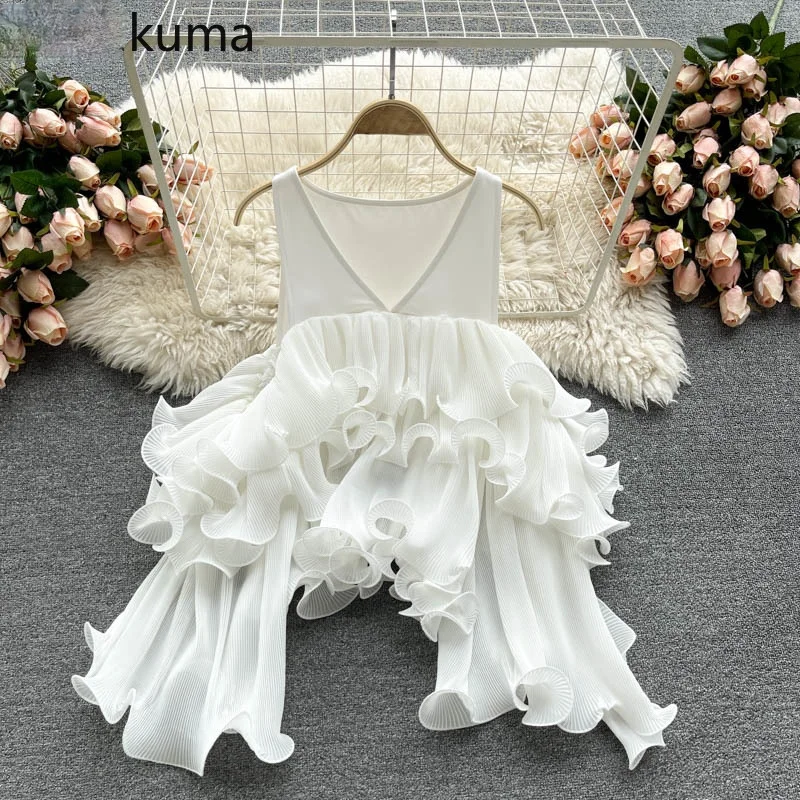 2021 Chiffon Women Blouse Korean Pleated Ruffle Puff Sleeve Shirt Sexy Strapless V-neck Causal Blusas Mujer Moda 
2021 Chiffon Women Blouse Korean Pleated Ruffle Puff Sleeve Shirt Sexy Strapless V-neck Causal Blusas Mujer Moda