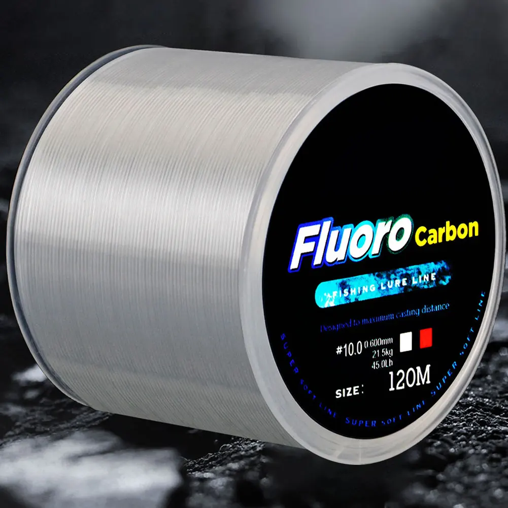 120M Fishing Line Carbon Fiber Coating Nylon String Cord Clear Fluorocarbon Strong Fishing Wire 0.2-0.6mm 3.25-21.5kg
120M Fishing Line Carbon Fiber Coating Nylon String Cord Clear Fluorocarbon Strong Fishing Wire 0.2-0.6mm 3.25-21.5kg