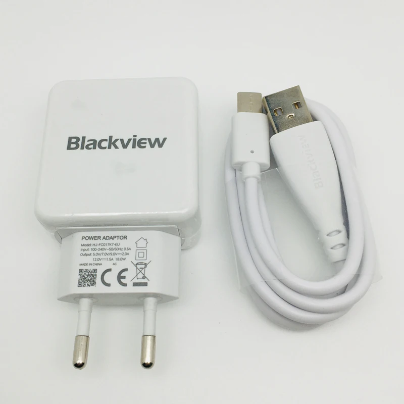 New Original Blackview BV9000 Pro Charger Power Adapter Travel Fast Charging +Type-C USB Cable for BV9000 Phone
New Original Blackview BV9000 Pro Charger Power Adapter Travel Fast Charging +Type-C USB Cable for BV9000 Phone