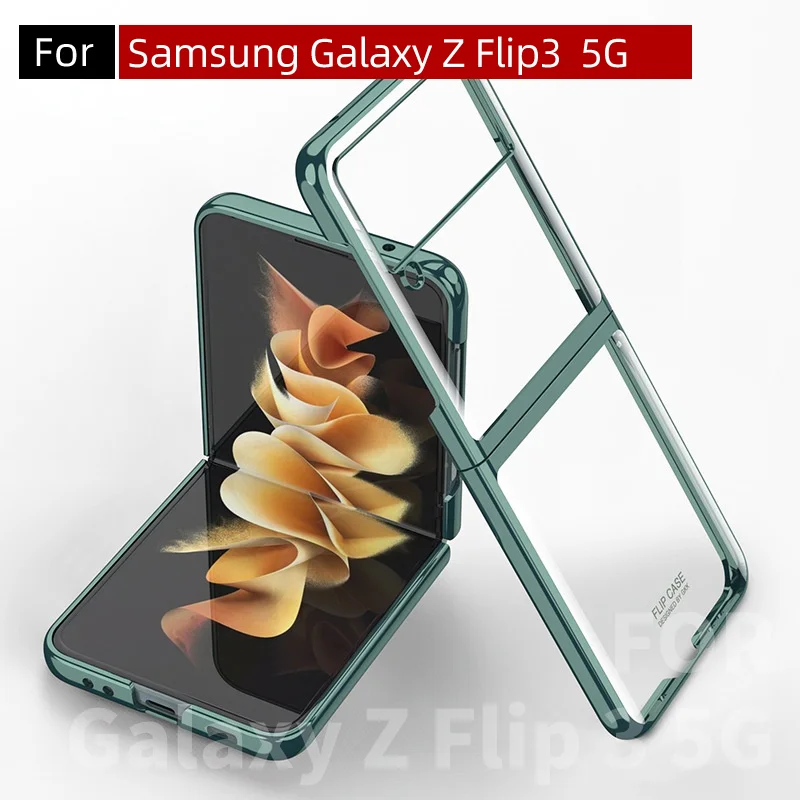 Прозрачный чехол-книжка с металлическим покрытием для Samsung Galaxy Z 2021,8, новинка
Прозрачный чехол-книжка с металлическим покрытием для Samsung Galaxy Z 2021,8, новинка