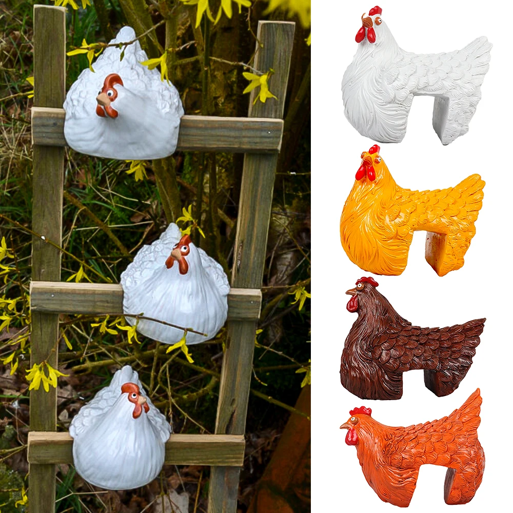 Зажимная лестница, фигурка курицы из смолы, украшение для сада, двора, лужайки, украшение для дома и комнаты 
Зажимная лестница, фигурка курицы из смолы, украшение для сада, двора, лужайки, украшение для дома и комнаты
