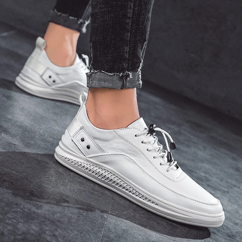 2020 New Men Shoes Casual Breathable Leather Casual Shoes Men Men's Fashion Man Zapatillas Sneaker Mens Black Causal For
2020 New Men Shoes Casual Breathable Leather Casual Shoes Men Men's Fashion Man Zapatillas Sneaker Mens Black Causal For