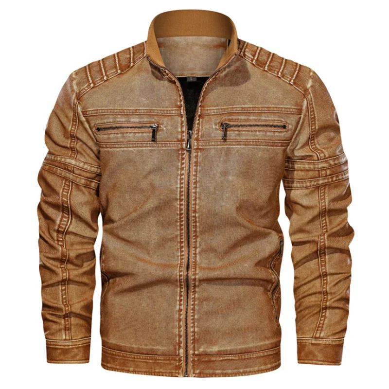 New Brand Motorcycle Biker Leather Jacket Men High quality Classic Leather Jacket Men Coats Casual Fleece Men PU Jacket L-6XL
New Brand Motorcycle Biker Leather Jacket Men High quality Classic Leather Jacket Men Coats Casual Fleece Men PU Jacket L-6XL