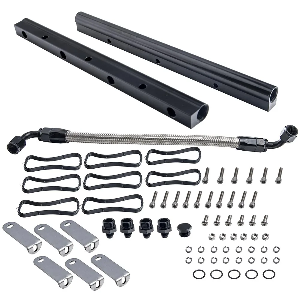 Billet Fuel Rail Kit Fits LSLS1 LS2 LS3 LS6 Aftermarket Intake Manifold Hardware
Billet Fuel Rail Kit Fits LSLS1 LS2 LS3 LS6 Aftermarket Intake Manifold Hardware