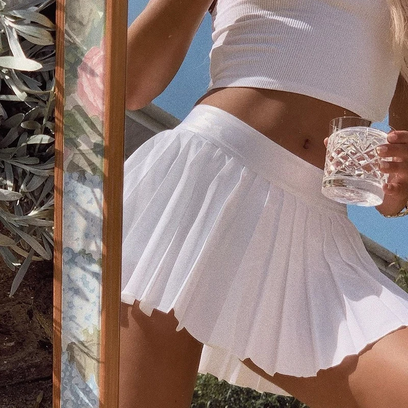 2021 Spring and Summer Preppy Style A-line Skirts Casual Harajuku Vintage High Waist Fresh Solid Color Mini Skirt Women Clothes
2021 Spring and Summer Preppy Style A-line Skirts Casual Harajuku Vintage High Waist Fresh Solid Color Mini Skirt Women Clothes