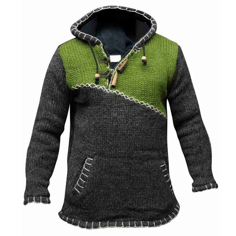 Men Clothes Old Fashion Hoodie Men Casual Streetwear Cropped Stitching Autumn Winter Mens Sweater
Men Clothes Old Fashion Hoodie Men Casual Streetwear Cropped Stitching Autumn Winter Mens Sweater