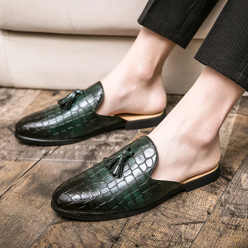 Summer Men's Shoes Half Drag Slippers Comfortable Fashion Mens Loafers Moccasins Flats Men Casual Shoes Zapatillas De Deporte
Summer Men's Shoes Half Drag Slippers Comfortable Fashion Mens Loafers Moccasins Flats Men Casual Shoes Zapatillas De Deporte