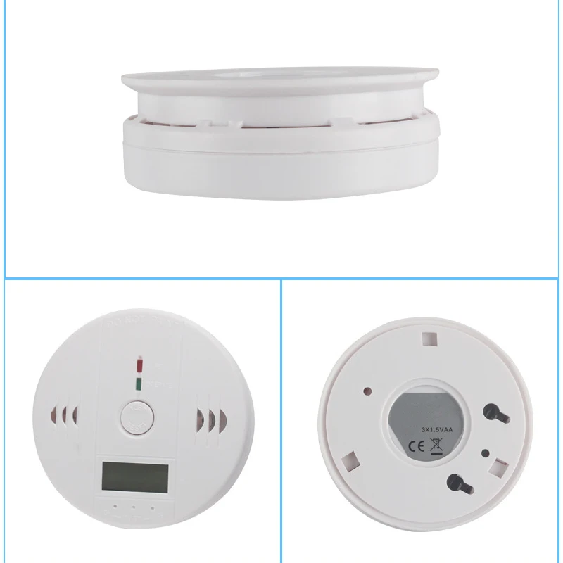 Portable CO Detector Alarm LCD Security Gas Monitor Carbon Monoxide Detectors Battery Powered QJY99
Portable CO Detector Alarm LCD Security Gas Monitor Carbon Monoxide Detectors Battery Powered QJY99