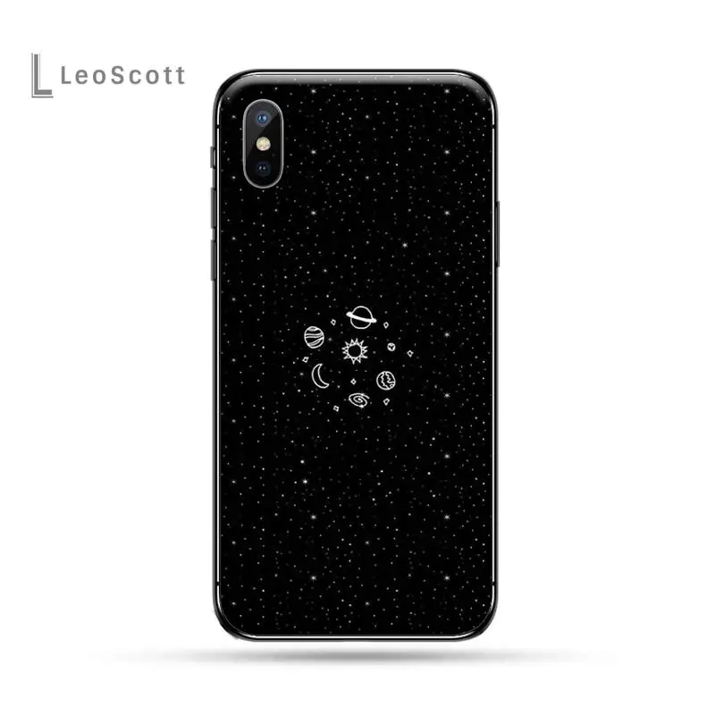 Black With White Moon Stars Space Astronaut Phone Case for iPhone 11 12 mini pro XS MAX 8 7 6 6S Plus X 5S SE 2020 XR
Black With White Moon Stars Space Astronaut Phone Case for iPhone 11 12 mini pro XS MAX 8 7 6 6S Plus X 5S SE 2020 XR