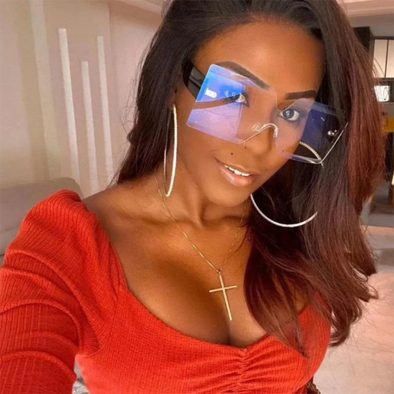 Big Frame Oversized Sunglasses Women Luxury Brand Large Flat Top Sun Glasses Trendy Square Gradient Shades
Big Frame Oversized Sunglasses Women Luxury Brand Large Flat Top Sun Glasses Trendy Square Gradient Shades