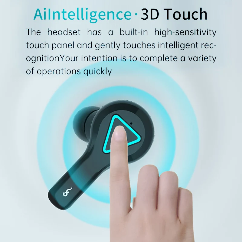 Bluetooth 5.1 Wireless Bluetooth Touch Control Earphone 9D Stereo Gaming Sports Waterproof Earbuds LED display With Microphone
Bluetooth 5.1 Wireless Bluetooth Touch Control Earphone 9D Stereo Gaming Sports Waterproof Earbuds LED display With Microphone