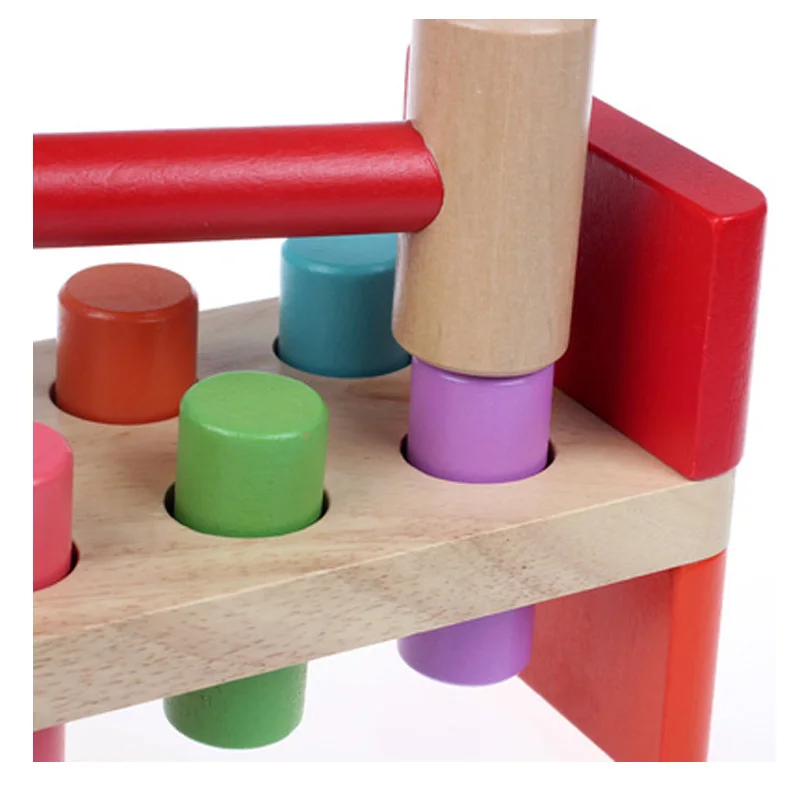 Pounding Bench Wooden Hammer Flat Head Small Gavel Kids Knock Educational Toys Gift Whack a Mole Montessori Jouet Enfant
Pounding Bench Wooden Hammer Flat Head Small Gavel Kids Knock Educational Toys Gift Whack a Mole Montessori Jouet Enfant