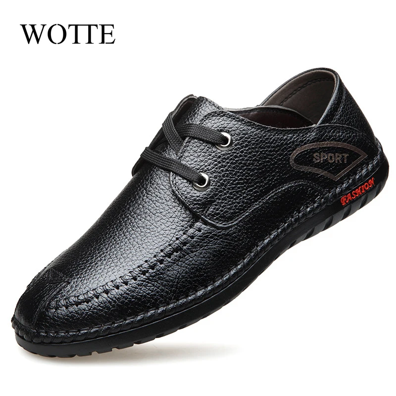 FLUFFY Men Leather Casual Shoes Fashion Men Shoes Breathable Comfortable Men Soft Leather Shoes Lace-up Moccasins Size 38-44
FLUFFY Men Leather Casual Shoes Fashion Men Shoes Breathable Comfortable Men Soft Leather Shoes Lace-up Moccasins Size 38-44