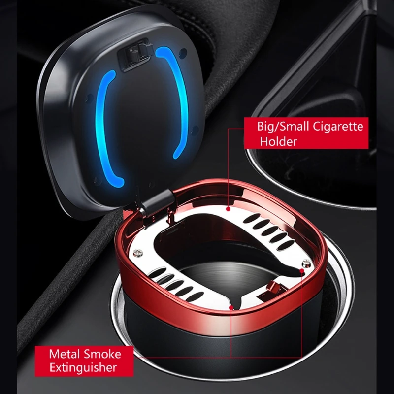 Car LED Ashtray with Detachable Lid Creative Portable Ashtrays with LED Light Decorative Coin Storage Cup Container
Car LED Ashtray with Detachable Lid Creative Portable Ashtrays with LED Light Decorative Coin Storage Cup Container