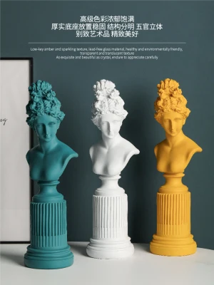Nordic style color senior figurine resin plaster photography props David desktop creative ornaments
Nordic style color senior figurine resin plaster photography props David desktop creative ornaments