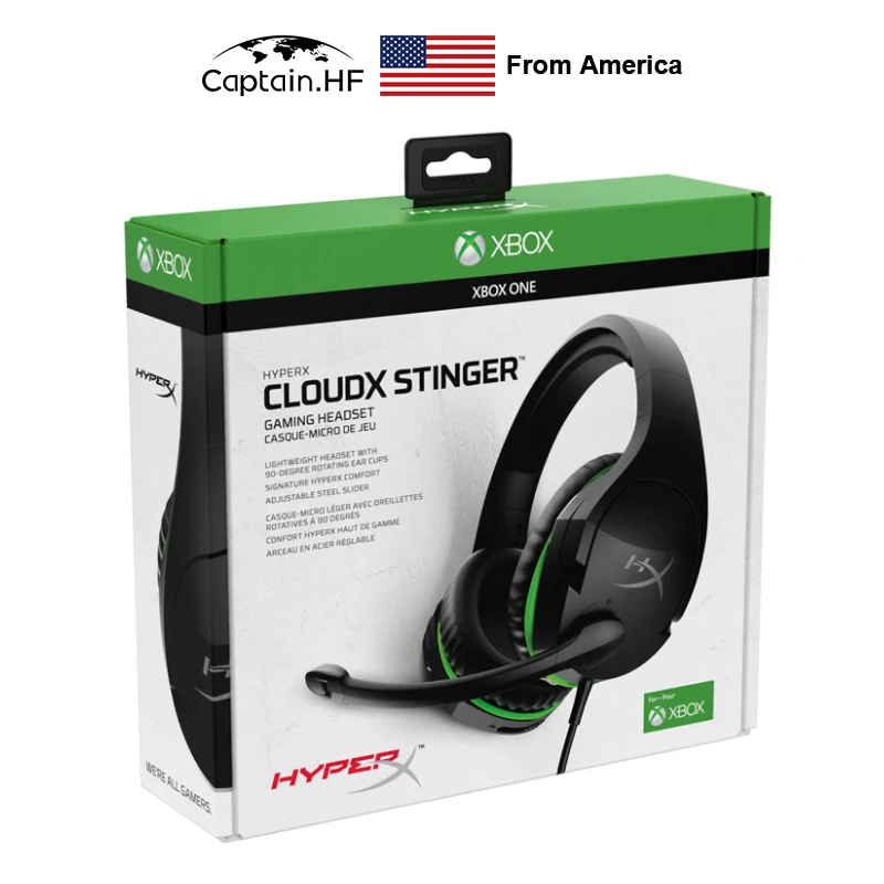 Headphones CloudX Stinger - for Xbox Gaming, Lightweight, Rotating Ear Cups, Noise-Cancellation Microphone
Headphones CloudX Stinger - for Xbox Gaming, Lightweight, Rotating Ear Cups, Noise-Cancellation Microphone