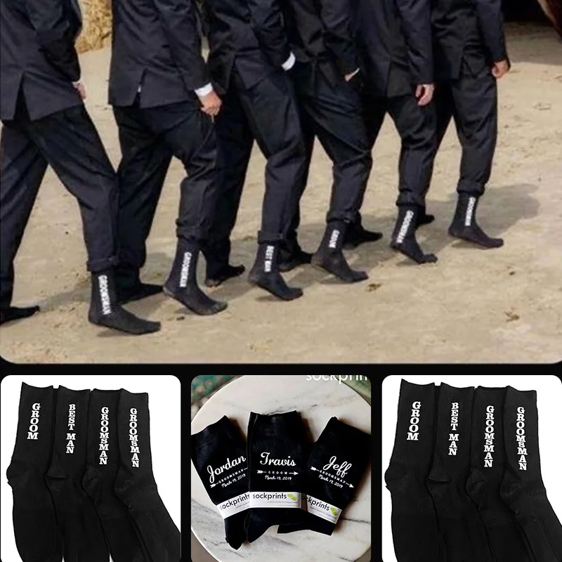 Wedding Groom Socks 8 PAIRS Black Rose Red Father Socks Groomsmen Socks Wholesale Wedding Sock
Wedding Groom Socks 8 PAIRS Black Rose Red Father Socks Groomsmen Socks Wholesale Wedding Sock