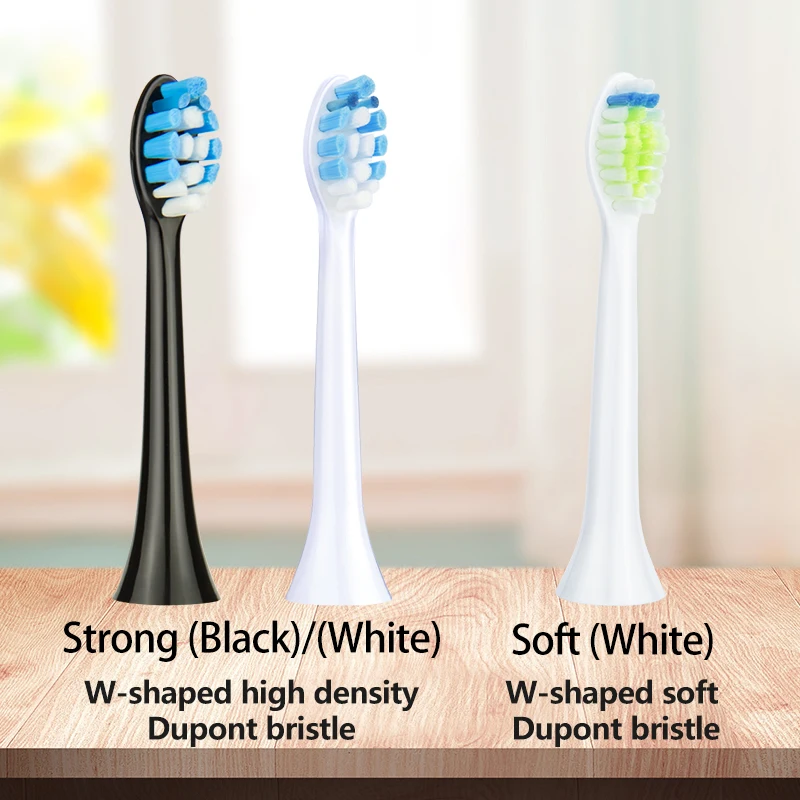 Vsmile 4 or 8 Replacement Toothbrush Heads Black Strong Brush Heads for Electric Toothbrushes
Vsmile 4 or 8 Replacement Toothbrush Heads Black Strong Brush Heads for Electric Toothbrushes