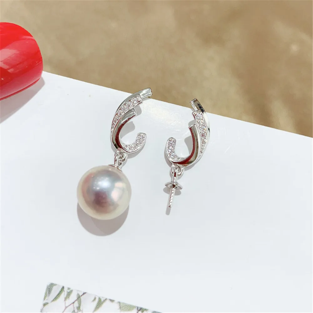 Pearl Earring Settings Charm Jewelry Findings S925 Sterling Silver Component DIY Women Gift Handmade Making Accessories 2021 New
Pearl Earring Settings Charm Jewelry Findings S925 Sterling Silver Component DIY Women Gift Handmade Making Accessories 2021 New