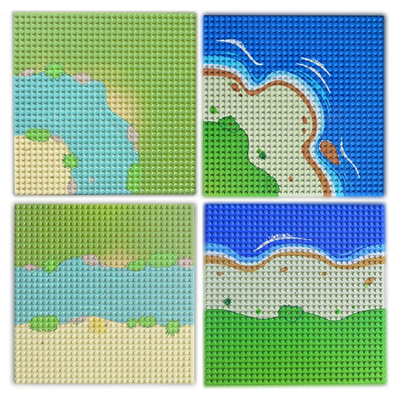 Baseplate City Street colorful River Sandy Beach Island Base Plate Seaside Building Blocks Compatible All Brands bricks
Baseplate City Street colorful River Sandy Beach Island Base Plate Seaside Building Blocks Compatible All Brands bricks