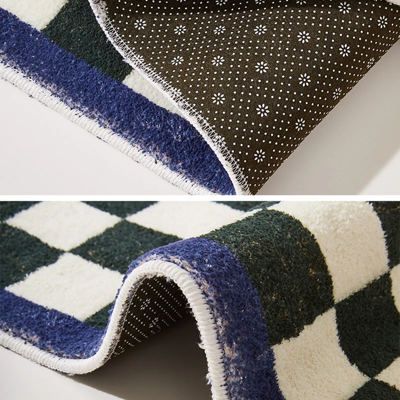 Long Bedside Rug Nordic Fluffy Colorful Plaid Bedroom Carpet Area Floor Pad Mat Doormat kitchen mats for floor
Long Bedside Rug Nordic Fluffy Colorful Plaid Bedroom Carpet Area Floor Pad Mat Doormat kitchen mats for floor