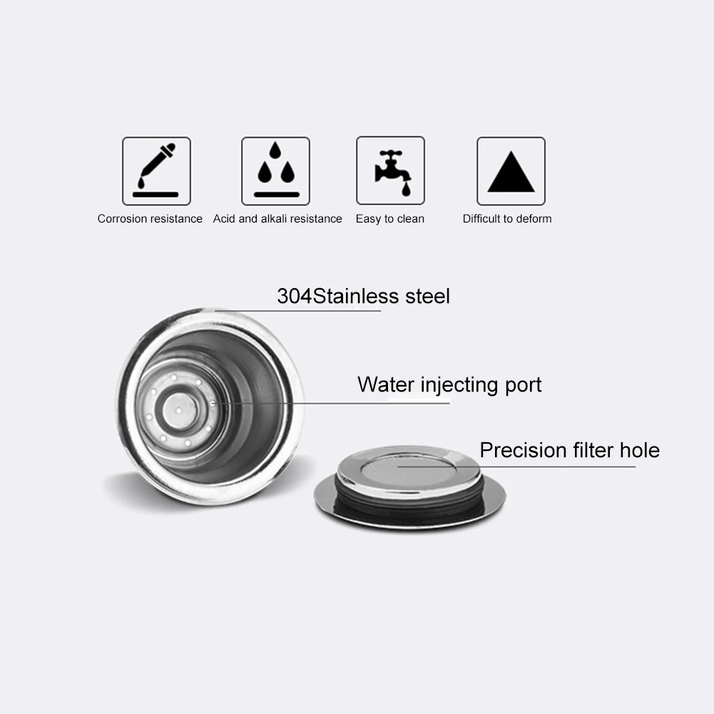 Stainless Steel Reusable Capsules Refillable Coffee Capsules Pods with Lids Compatible with Nespresso Espresso Maker
Stainless Steel Reusable Capsules Refillable Coffee Capsules Pods with Lids Compatible with Nespresso Espresso Maker