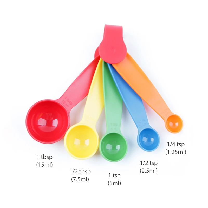 Multicolor Measuring Spoons Teaspoon Coffee Sugar Scoop Cake Baking accessories Flour Measuring Cups Kitchen Cooking Tools 5pcs
Multicolor Measuring Spoons Teaspoon Coffee Sugar Scoop Cake Baking accessories Flour Measuring Cups Kitchen Cooking Tools 5pcs