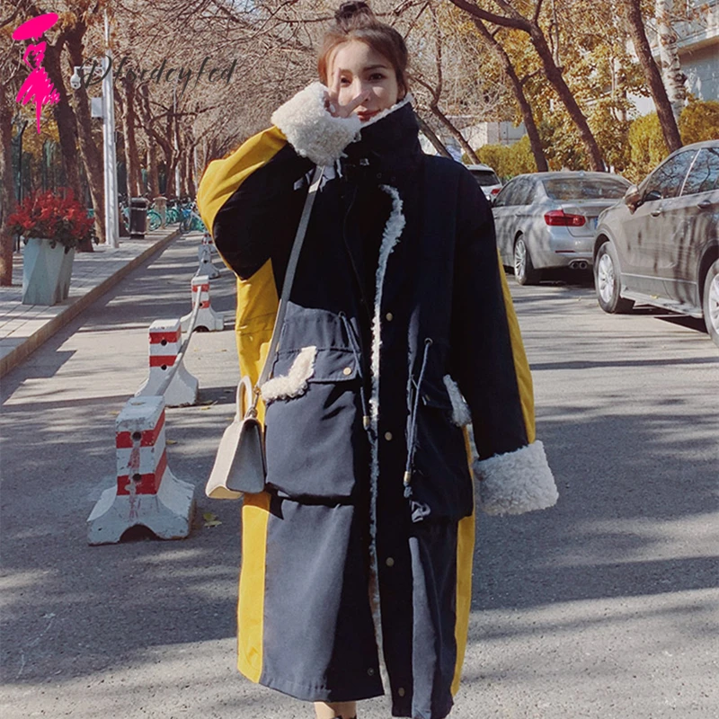 2021 New Winter Jacket Women Jacket Hooded Warm Female Cotton Padded Jacket Over-the-knee Padded Lamb Wool Coat Jackets For 2021
2021 New Winter Jacket Women Jacket Hooded Warm Female Cotton Padded Jacket Over-the-knee Padded Lamb Wool Coat Jackets For 2021