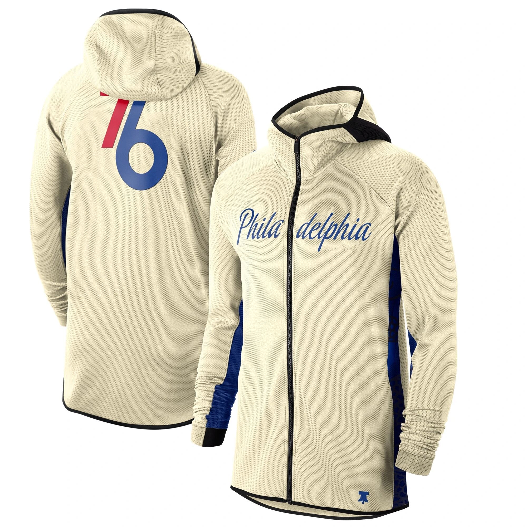 

Men Philadelphia Sweatshirt 76ers jackets coat Showtime Therma Flex Performance Full-Zip Outdoor sports zip up Hoodie for jacket