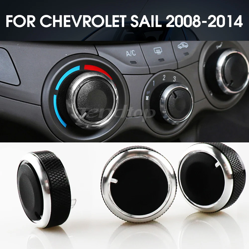 3pcs per set Air Conditioning heat control Switch knob AC Knob For Chevrolet Sail 2008-2014 car accessories
3pcs per set Air Conditioning heat control Switch knob AC Knob For Chevrolet Sail 2008-2014 car accessories