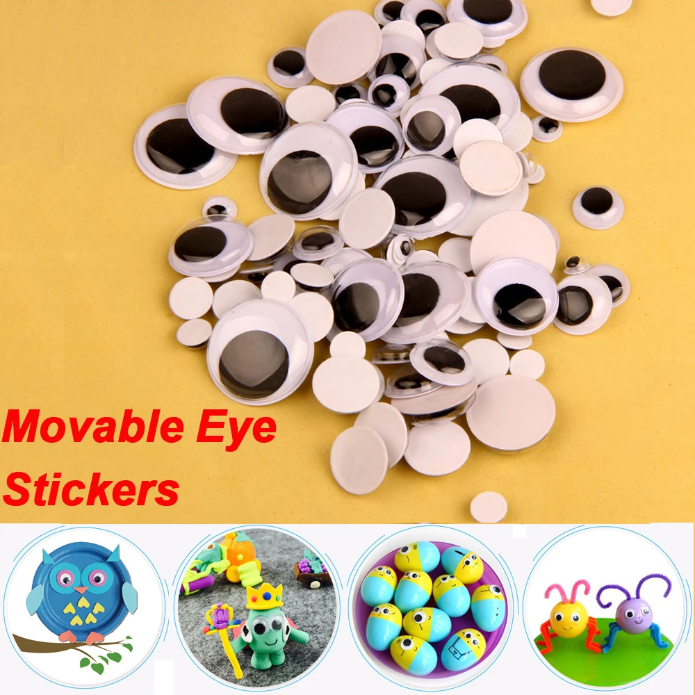 Activity Movable Eye Sticker with Gum Childhood Education Environmentally Accessories Black And White Toy DIY Fine Art Material
Activity Movable Eye Sticker with Gum Childhood Education Environmentally Accessories Black And White Toy DIY Fine Art Material