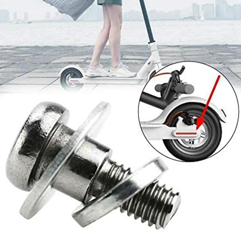 8.5-Inch (8 1/2 x 2) Thickened Inner Tubes with Rear Wheel Fixed Bolt Screws for Xiaomi M365 Electric Scooter