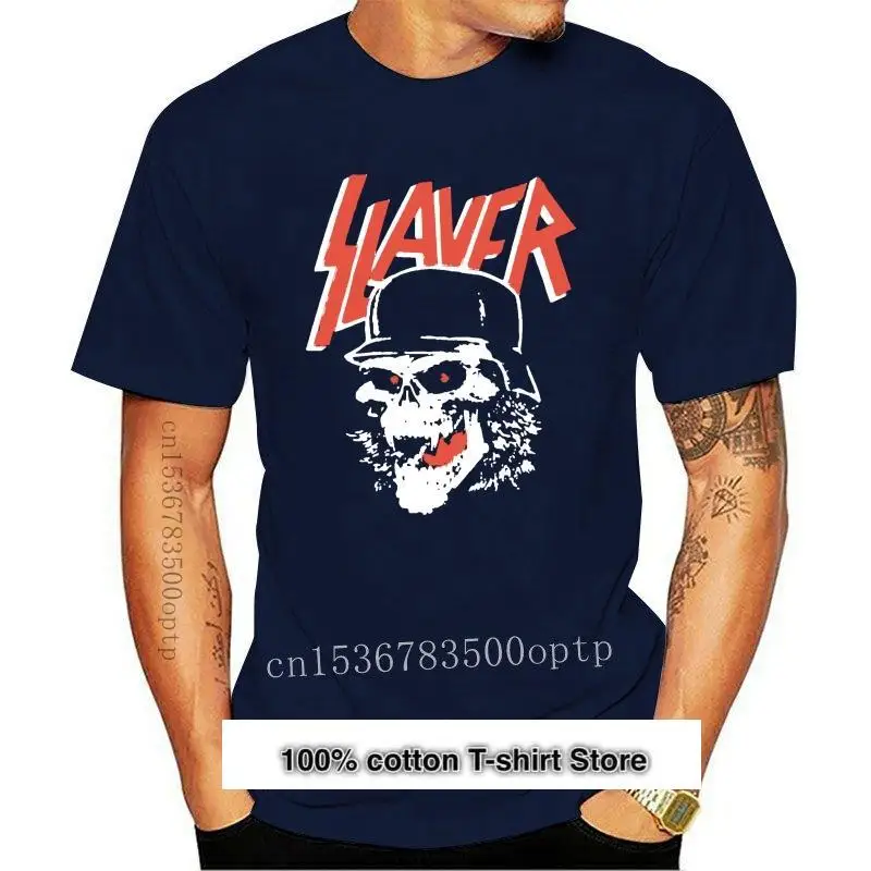 Camiseta de Slayer Skull con casco para hombre, camisa de Heavy Metal Rock de los 80, camiseta sin Repentless, 2021
Camiseta de Slayer Skull con casco para hombre, camisa de Heavy Metal Rock de los 80, camiseta sin Repentless, 2021