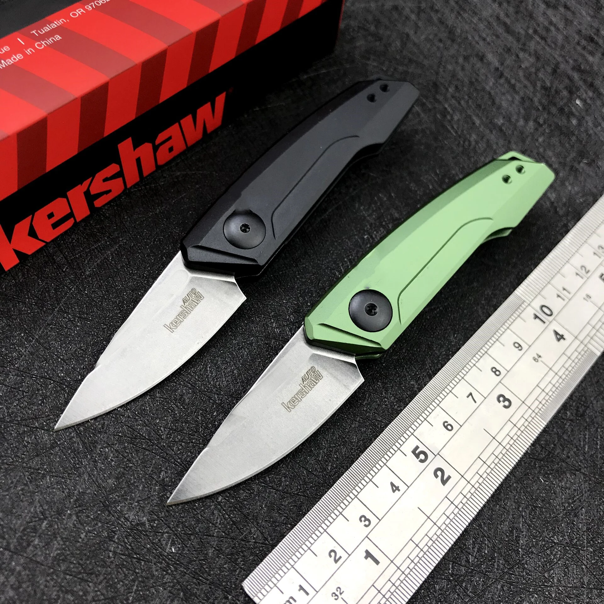 

Kershaw 7250 Launch 9 Folding Pocket Camping Knife CPM 154 Steel 6061-T6 Aluminum Handle Outdoor EDC Survival Utility Knives