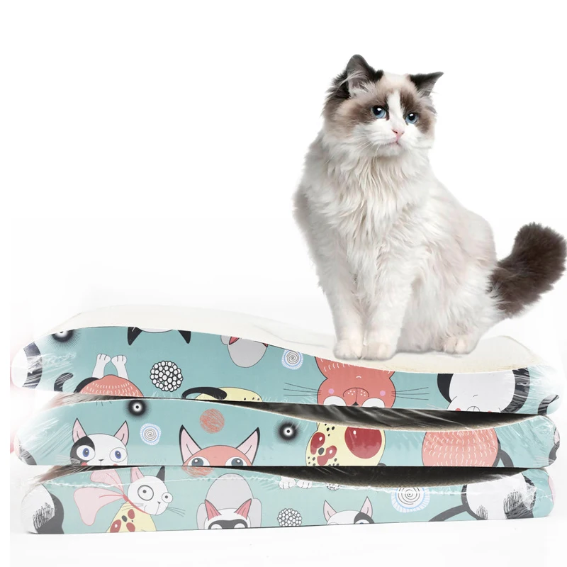 Cat Toys Cat Scratching Board Claw Grinder Corrugated Paper Cat Supplies Wear-resistant Scratcher Toy Board Pet Products 
Cat Toys Cat Scratching Board Claw Grinder Corrugated Paper Cat Supplies Wear-resistant Scratcher Toy Board Pet Products