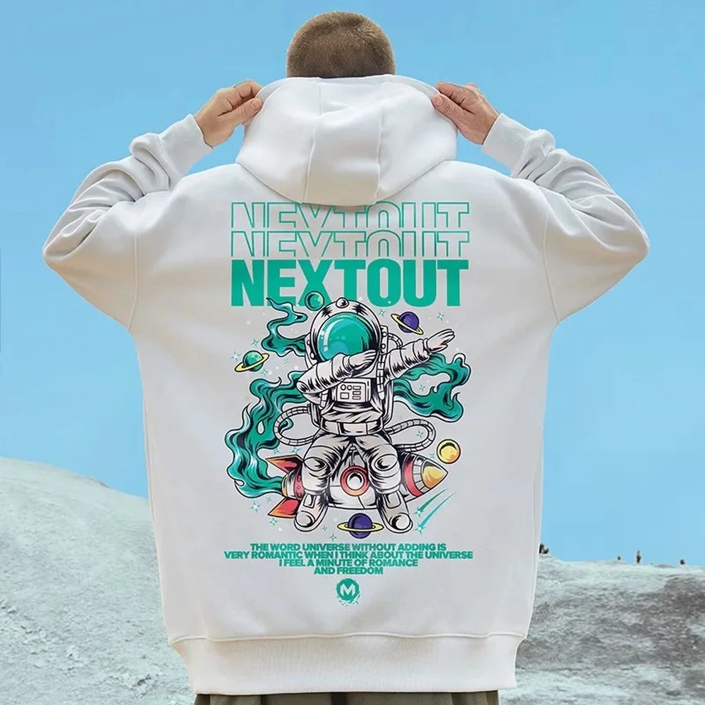 Plus Fat Plus Size Astronaut Print Fat Loose Hooded Sweatshirt Men's Trend Pullover Tide Autumn Streetwear Sportswear Hoodie 5XL
Plus Fat Plus Size Astronaut Print Fat Loose Hooded Sweatshirt Men's Trend Pullover Tide Autumn Streetwear Sportswear Hoodie 5XL