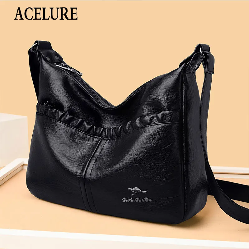 ACELURE Solid Color Crossbody Bag for Women Shoulder Bag Designer Women Bag Luxury PU Leather Large Capacity Bucket Bag Handbag
ACELURE Solid Color Crossbody Bag for Women Shoulder Bag Designer Women Bag Luxury PU Leather Large Capacity Bucket Bag Handbag