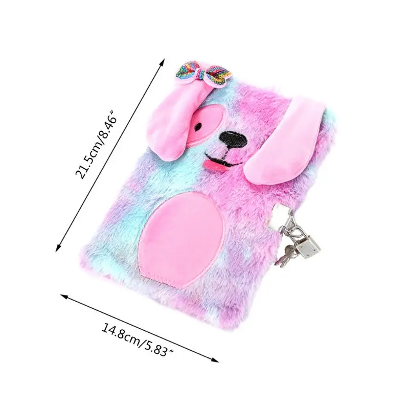 Cute Plush Dog A5 Notebook with Lock Diary Planner Notepad Organizer Stationery N0HC
Cute Plush Dog A5 Notebook with Lock Diary Planner Notepad Organizer Stationery N0HC