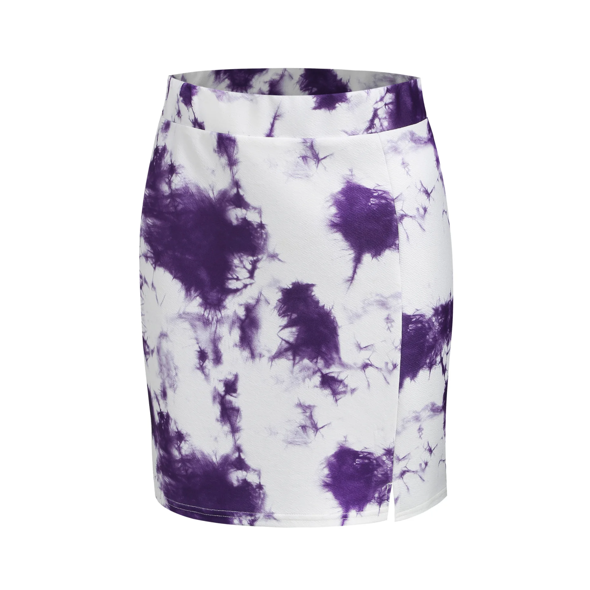 MIGAZURE Summer Women's Girl's Wear Casual Soft Above Knee Empire Cotton Bottom Split Dress Colorful Tie Dry Pencil Mini Skirts 
MIGAZURE Summer Women's Girl's Wear Casual Soft Above Knee Empire Cotton Bottom Split Dress Colorful Tie Dry Pencil Mini Skirts