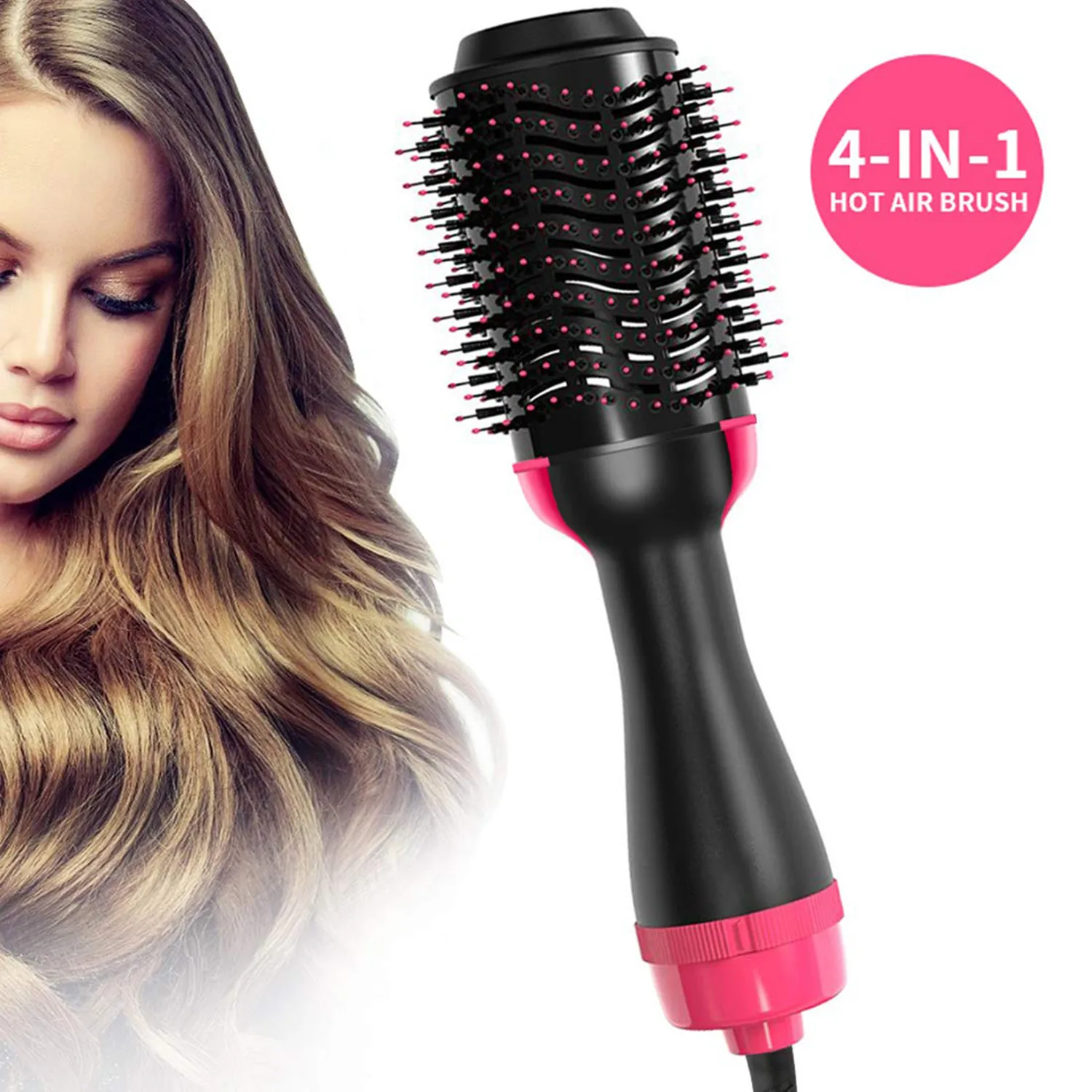 3 IN 1 One Step Hair Dryer Volumizer Electric Blow Dryer Hot Air Brush Hair Straightener Curler Comb Hair Dryer And Styler GH4
3 IN 1 One Step Hair Dryer Volumizer Electric Blow Dryer Hot Air Brush Hair Straightener Curler Comb Hair Dryer And Styler GH4