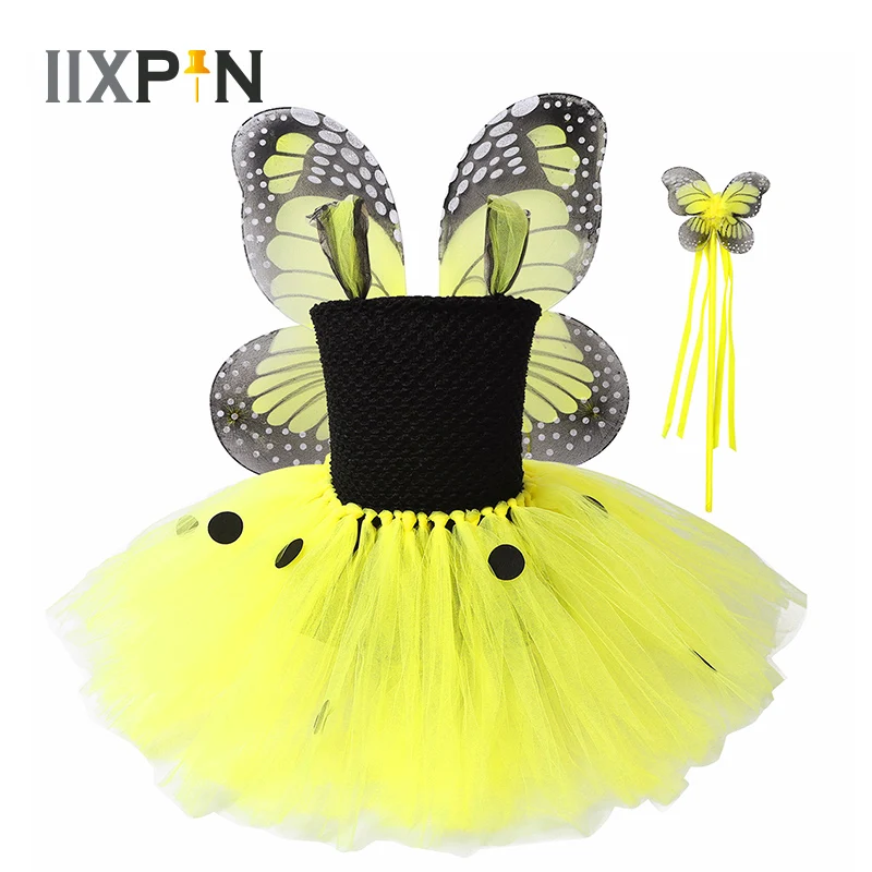 Kids Girls Tutu Dress with Wings Fairy Wand Set Halloween Party Cosplay Costume Carnival Cosplay Birthday Party Dance Dress Kids
Kids Girls Tutu Dress with Wings Fairy Wand Set Halloween Party Cosplay Costume Carnival Cosplay Birthday Party Dance Dress Kids