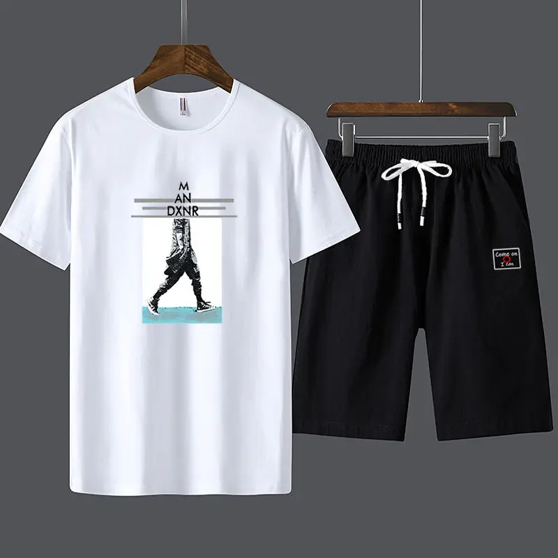 Summer 2021 men's and women's leisure sports suit 2-piece casual men's short-sleeved shirt+shorts running fitness suit men's spo
Summer 2021 men's and women's leisure sports suit 2-piece casual men's short-sleeved shirt+shorts running fitness suit men's spo